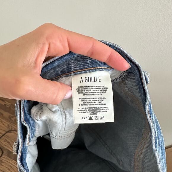 AGOLDE Sophie Skinny Distressed High Rise Medium Wash Jeans Blue 26 - Picture 9 of 10